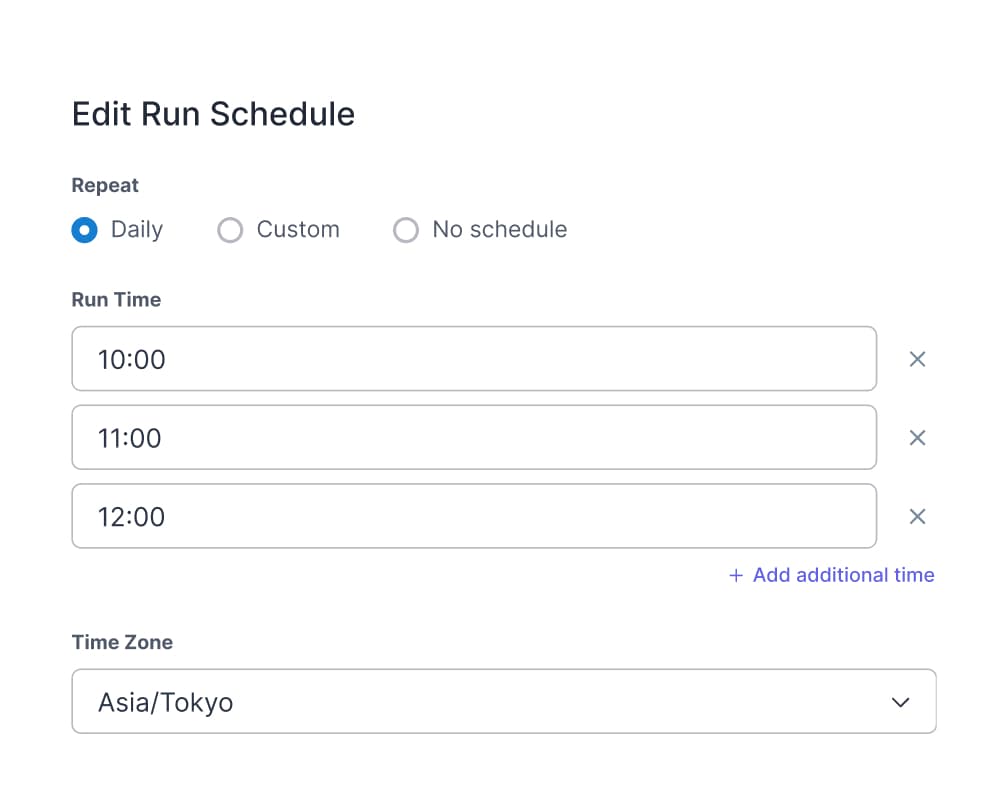 Enhanced scheduling flexibility